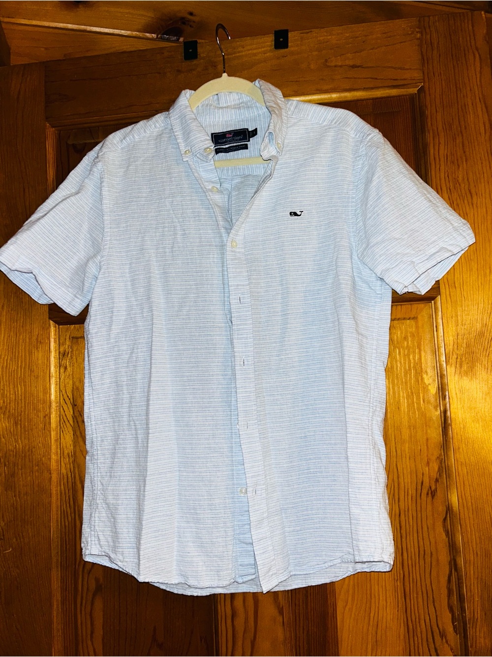 Vineyard Vines Light Blue Short-Sleeve Button-Down Shirt